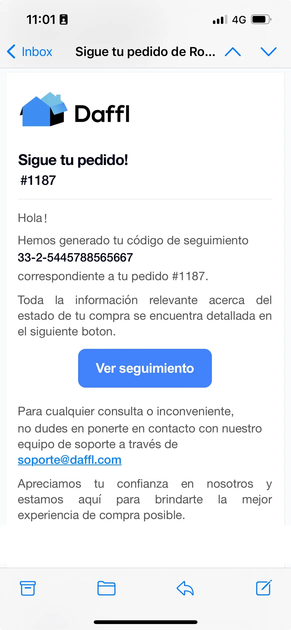 Emails de seguimiento para todas las compras